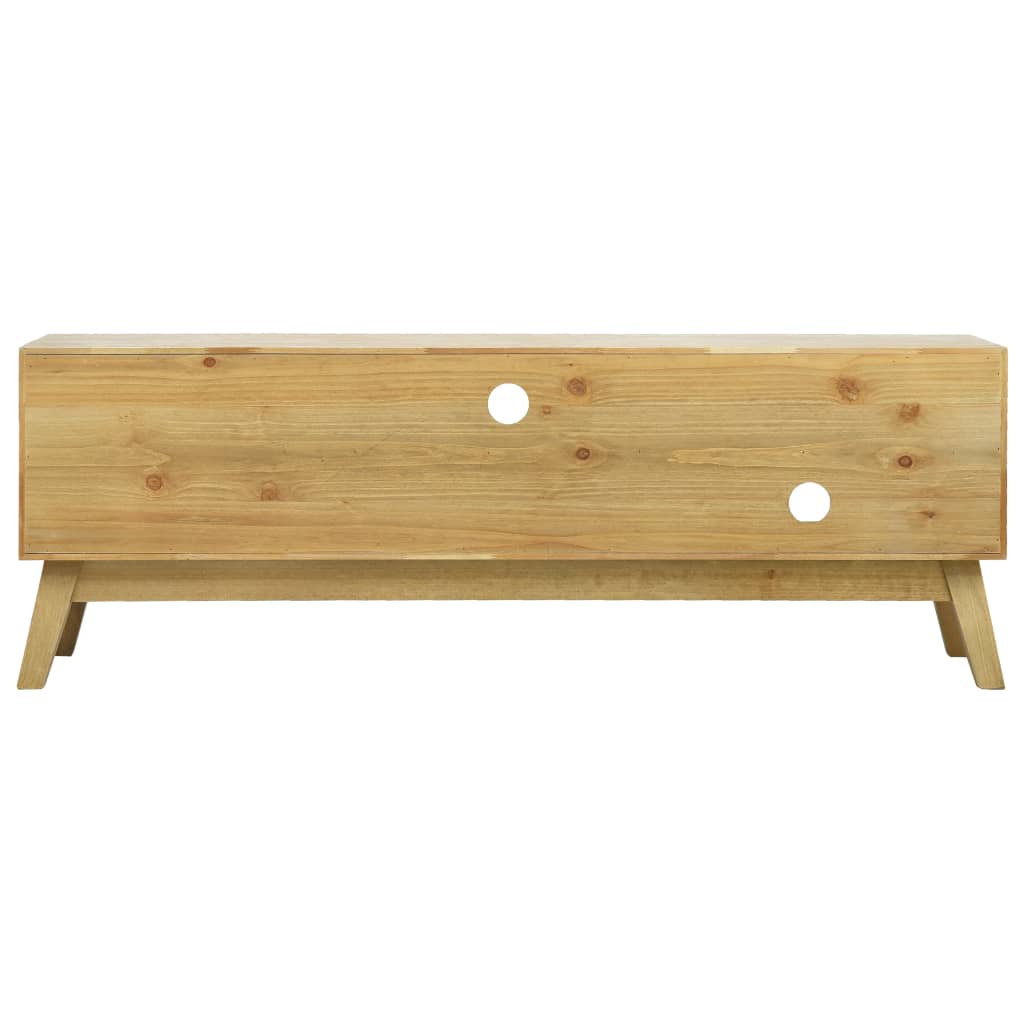 vidaXL TV Cabinet Carving Brown 120x30x42 cm Wood