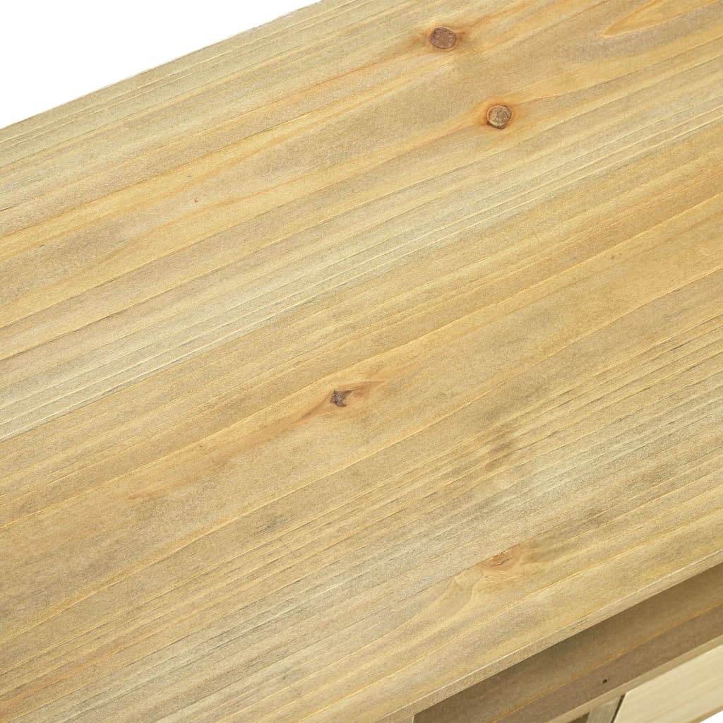 vidaXL TV Cabinet Carving Brown 120x30x42 cm Wood