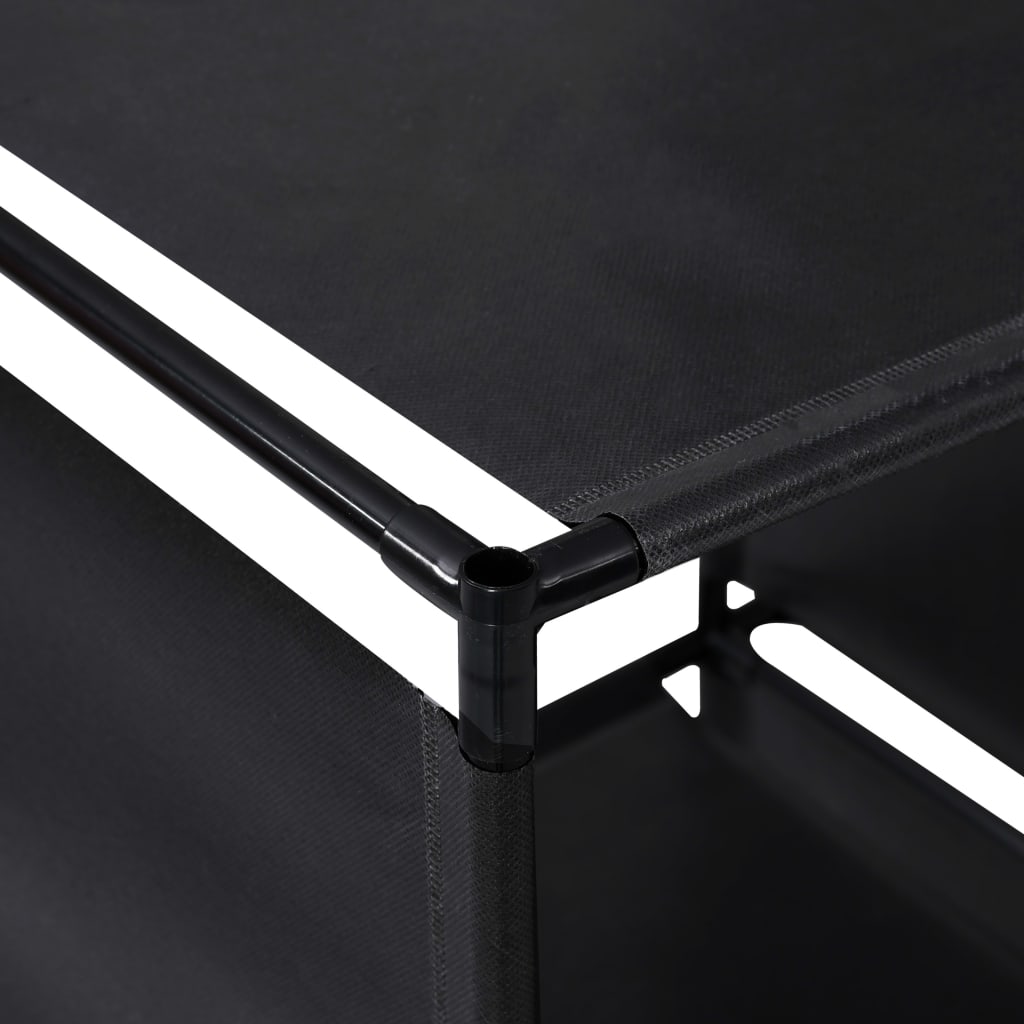 vidaXL Display Staircase Shelf 130x45x170cm Fabric