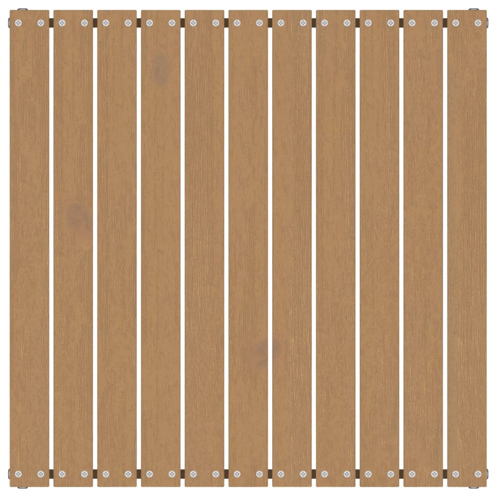 vidaXL 3 Piece Garden Lounge Set Honey Brown Solid Pinewood