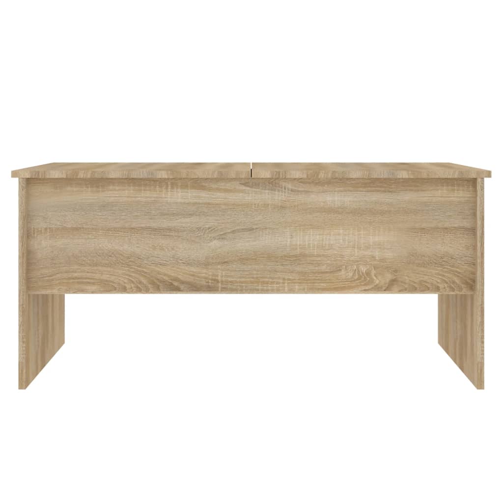 vidaXL Coffee Table Sonoma Oak 102x50.5x46.5 cm Engineered Wood