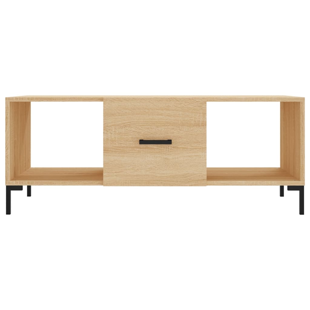 vidaXL Coffee Table Sonoma Oak 102x50x40 cm Engineered Wood