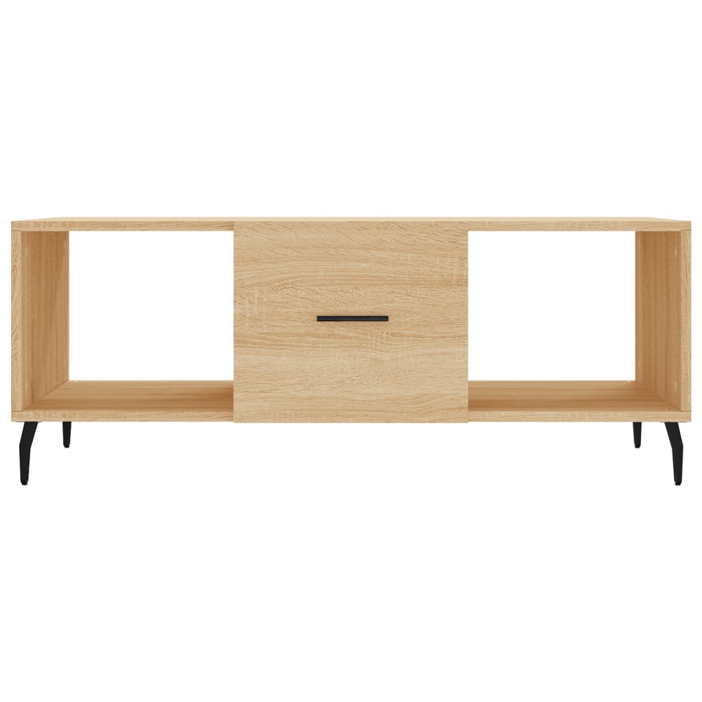 vidaXL Coffee Table Sonoma Oak 102x50x40 cm Engineered Wood