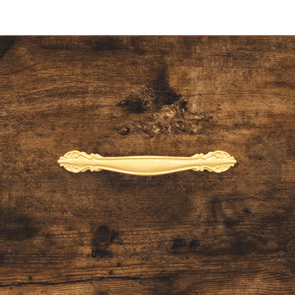 vidaXL Coffee Table Smoked Oak 90x50x40 cm Engineered Wood