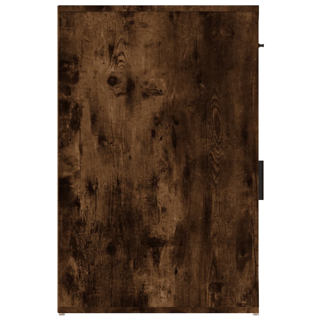vidaXL Desk Cabinet Smoked Oak 40x49x75 cm Engineered Wood