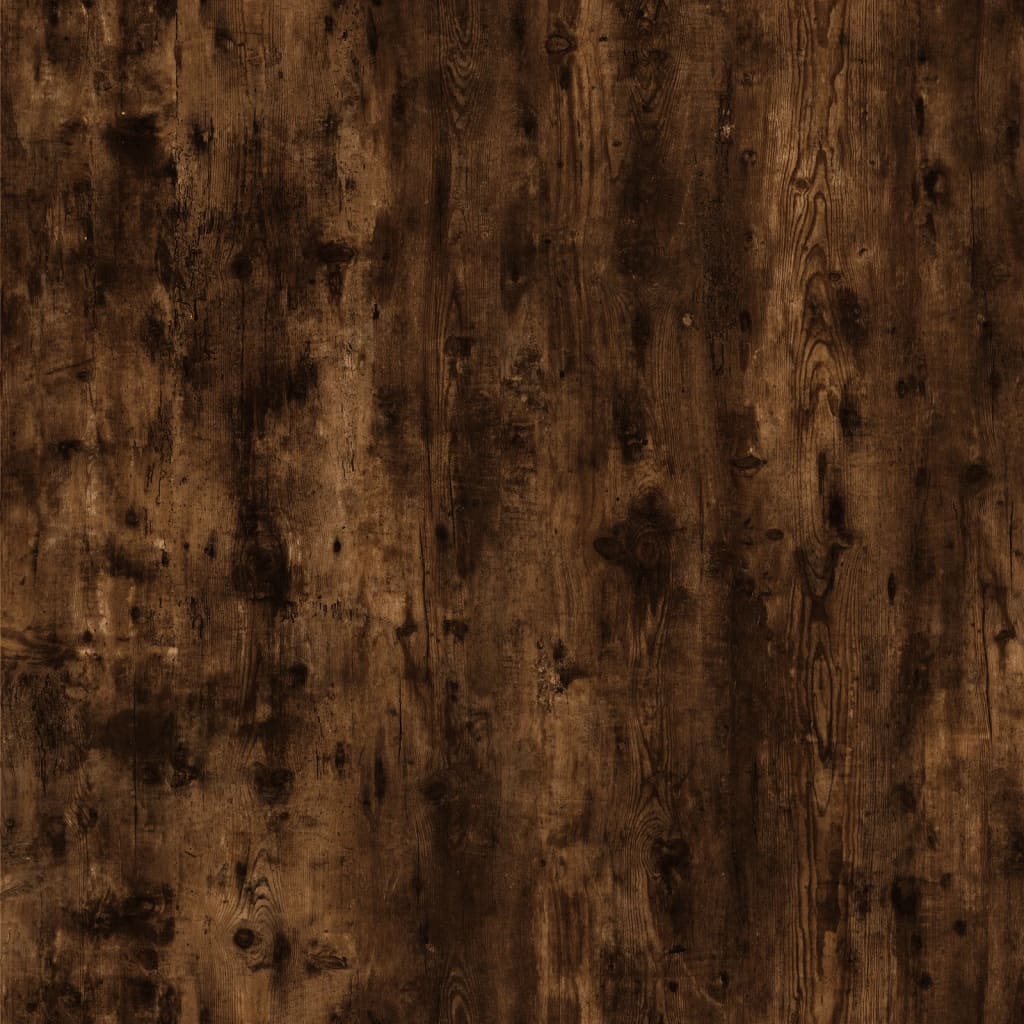 vidaXL Desk Cabinet Smoked Oak 40x49x75 cm Engineered Wood