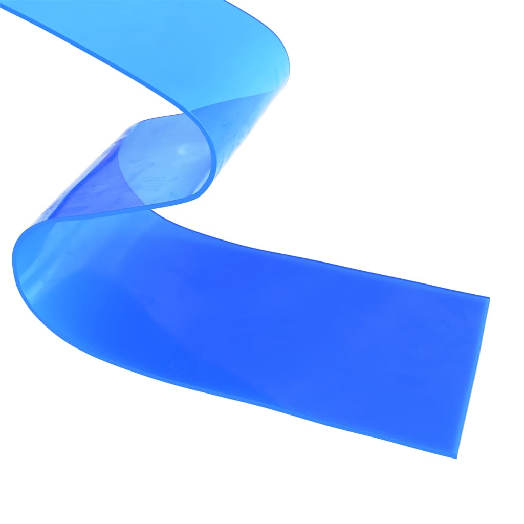 vidaXL Door Curtain Blue 200 mmx1.6 mm 10 m PVC
