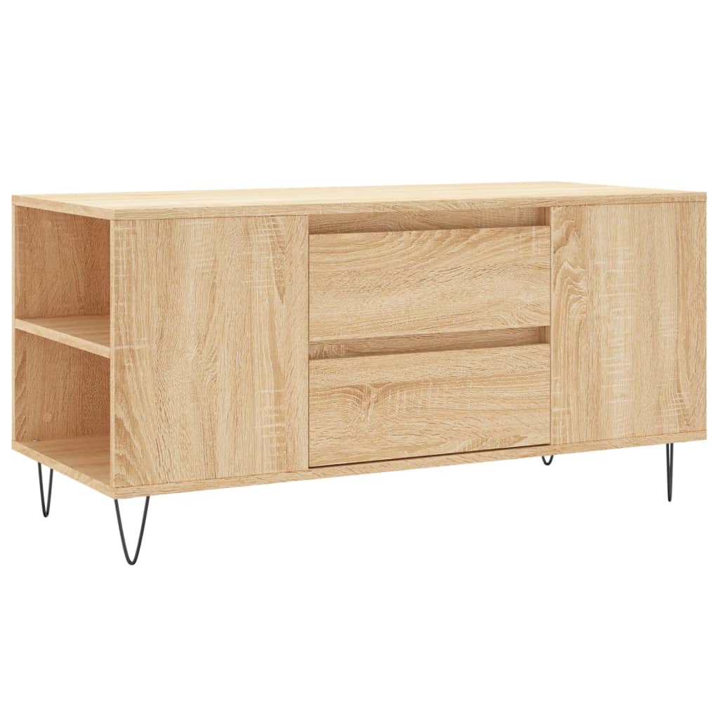 vidaXL Coffee Table Sonoma Oak 102x44.5x50 cm Engineered Wood