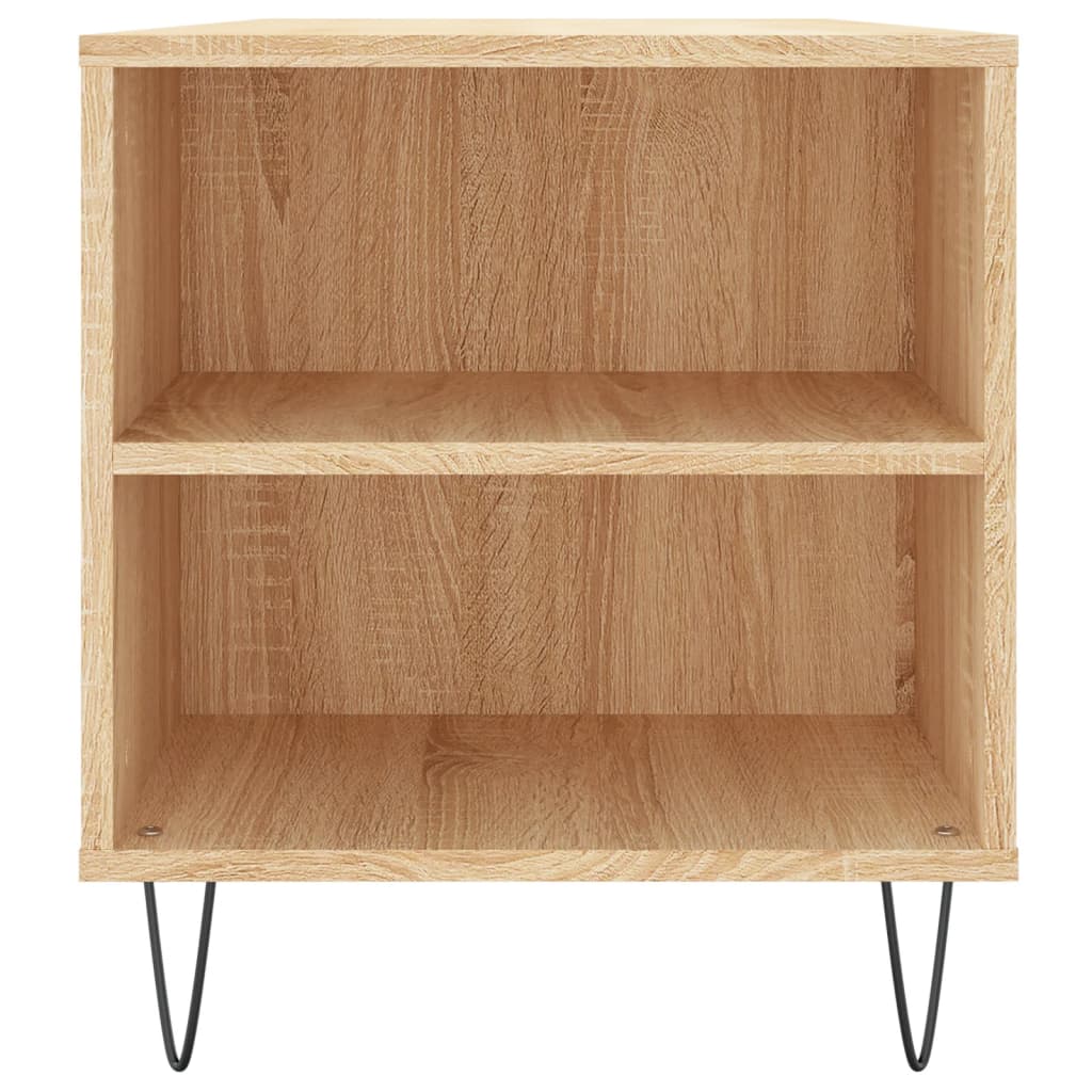 vidaXL Coffee Table Sonoma Oak 102x44.5x50 cm Engineered Wood