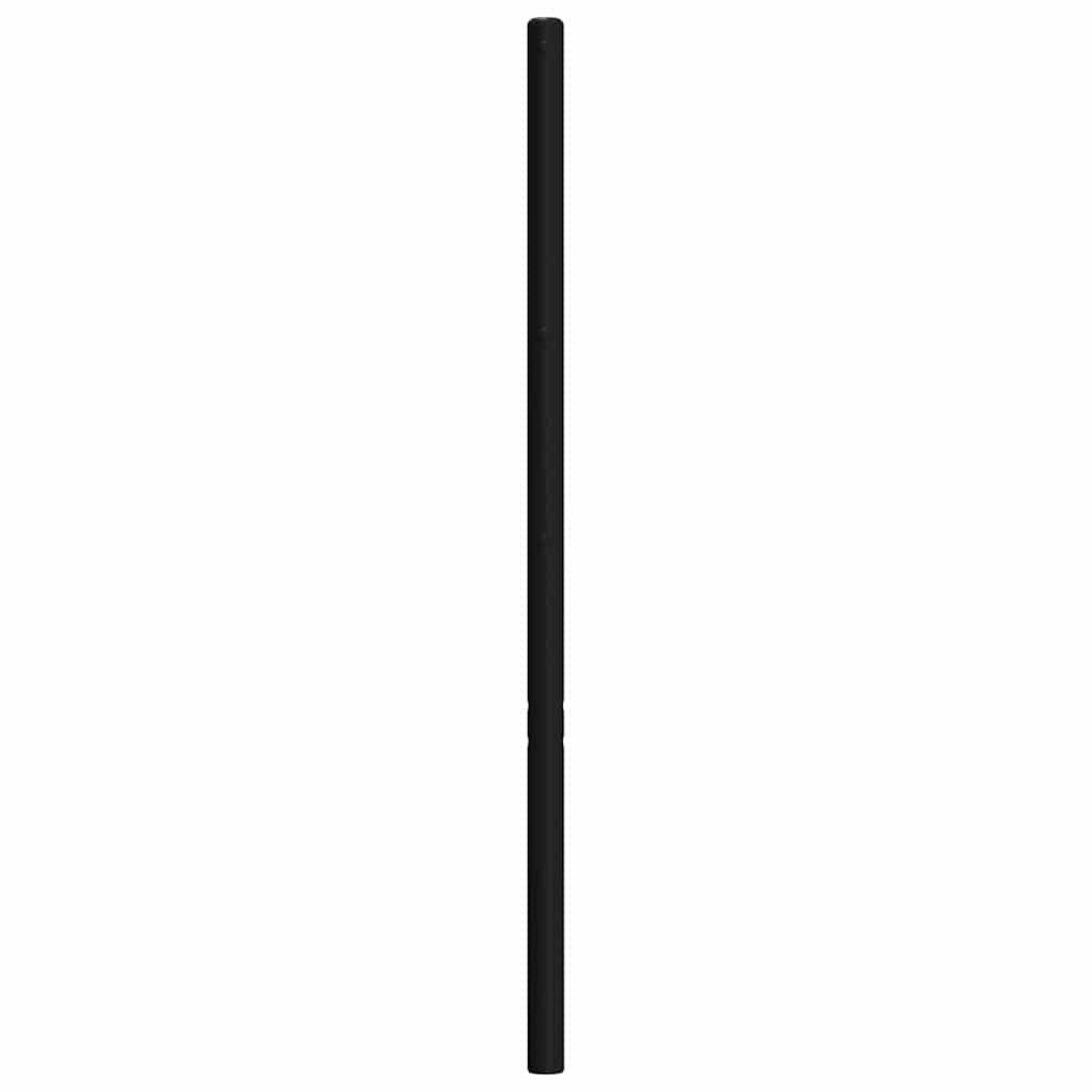 vidaXL Metal Headboard Black 100 cm