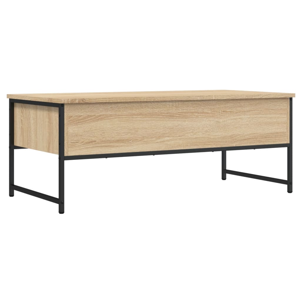 vidaXL Coffee Table Sonoma Oak 101x49x39.5 cm Engineered Wood