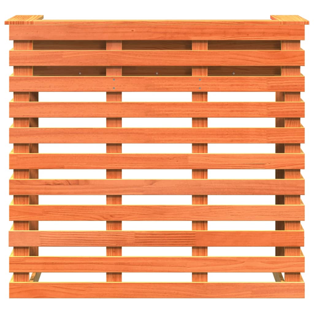 vidaXL Outdoor Bar Table Wax Brown 113.5x50x103 cm Solid Wood Pine