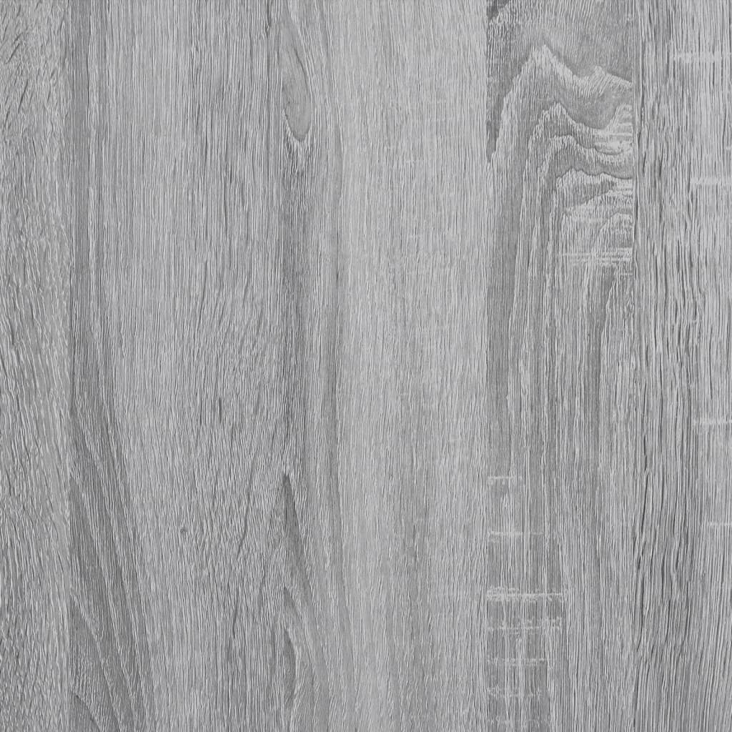 vidaXL Wall Shelf Grey Sonoma 104.5x10x43 cm Engineered Wood