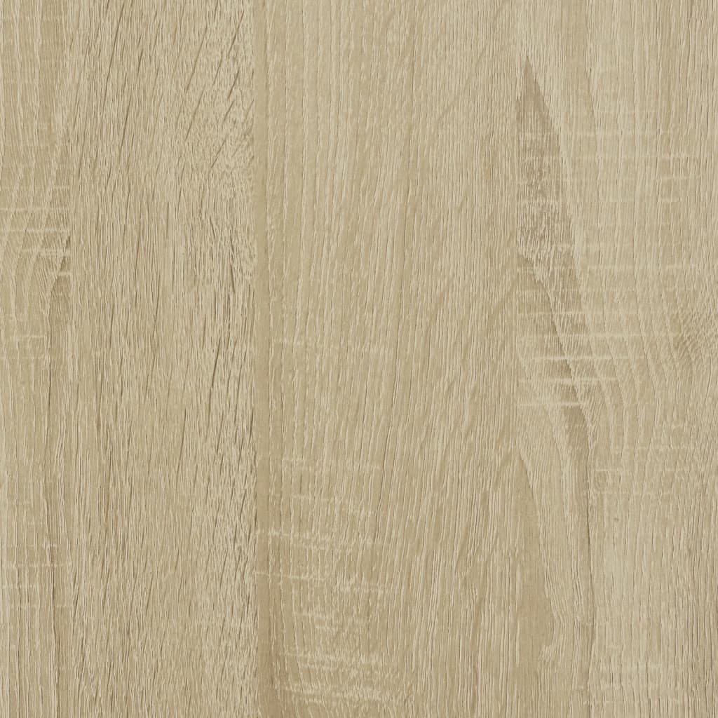 vidaXL Coffee Table Sonoma Oak 100x57x35 cm Engineered Wood and Metal