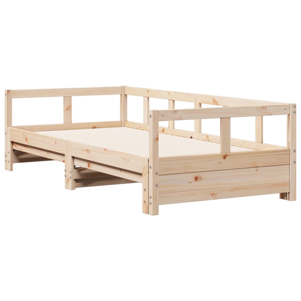 vidaXL Daybed without Mattress 90x200 cm Solid Wood Pine