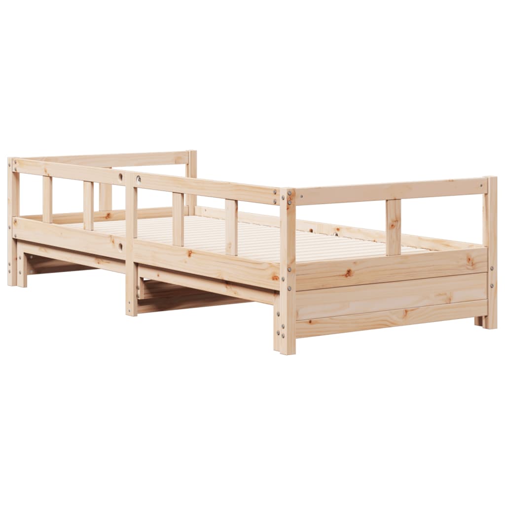 vidaXL Daybed without Mattress 90x190 cm Solid Wood Pine