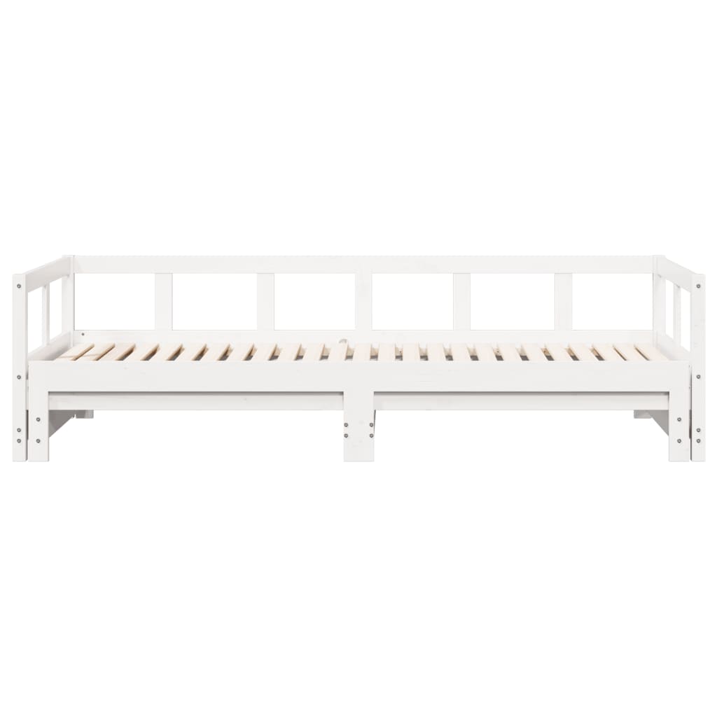 vidaXL Daybed without Mattress White 90x190 cm Solid Wood Pine