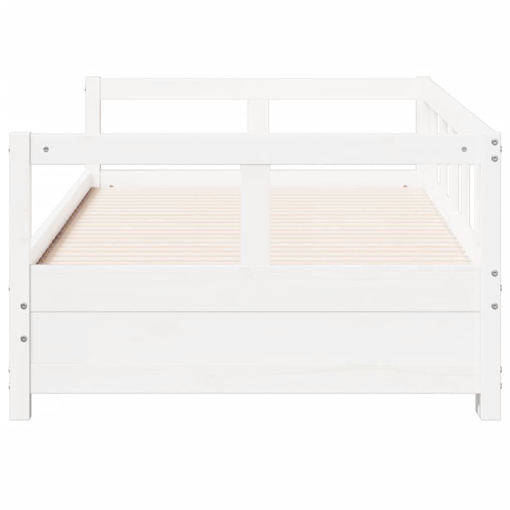 vidaXL Daybed without Mattress White 90x190 cm Solid Wood Pine