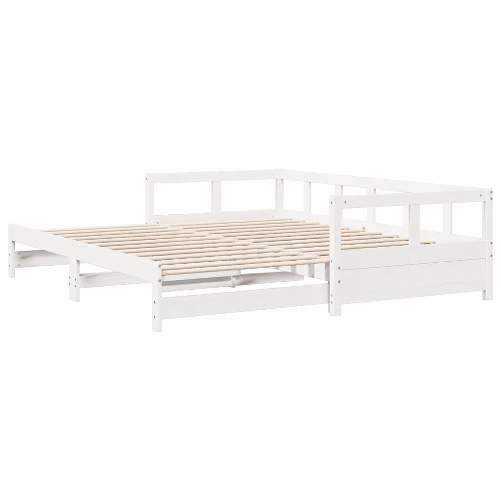 vidaXL Daybed without Mattress White 90x190 cm Solid Wood Pine