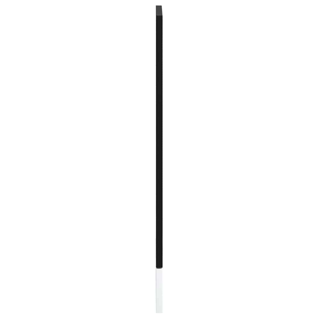 vidaXL Dishwasher Panel Kalmar Black 45x1.5x67 cm Engineered Wood