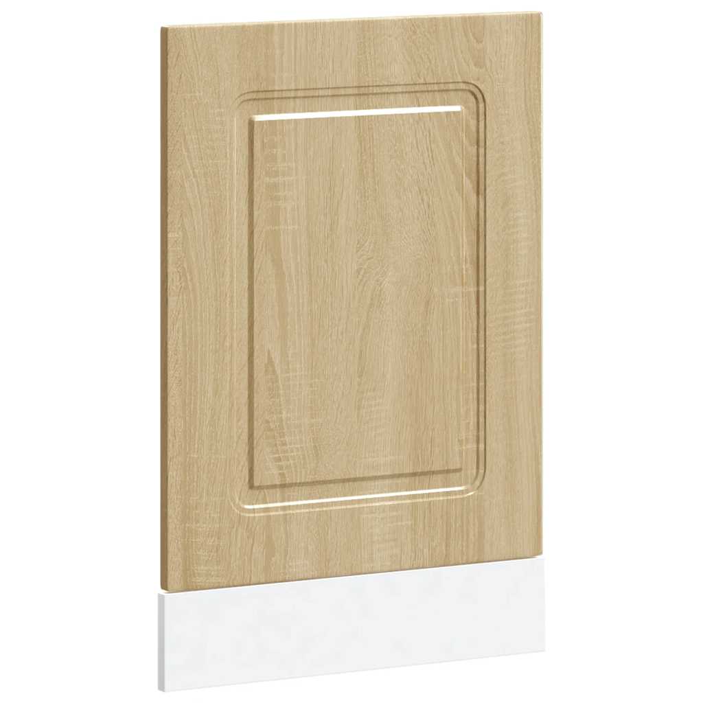 vidaXL Dishwasher Panel Kalmar Sonoma Oak 45x1.5x67 cm Engineered Wood