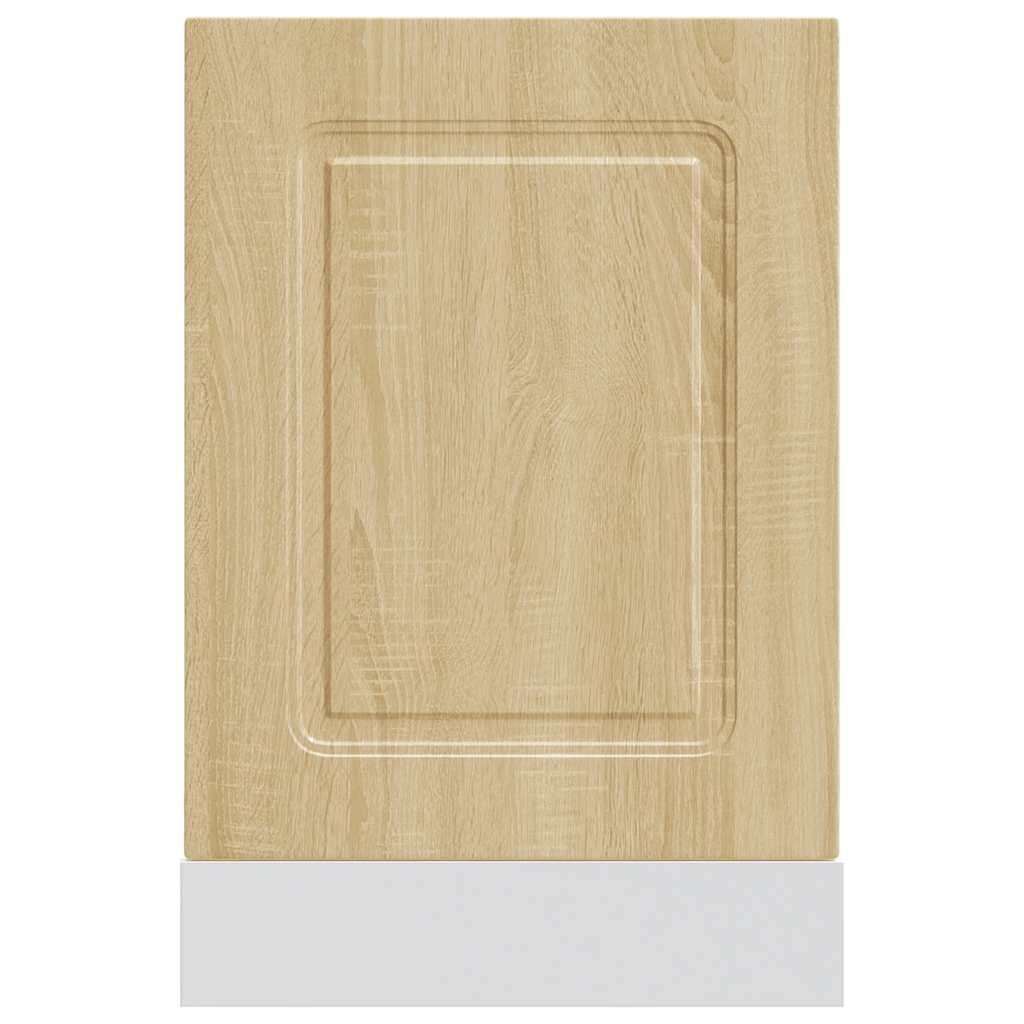 vidaXL Dishwasher Panel Kalmar Sonoma Oak 45x1.5x67 cm Engineered Wood