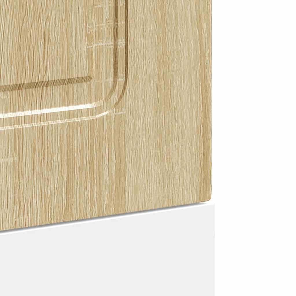 vidaXL Dishwasher Panel Kalmar Sonoma Oak 45x1.5x67 cm Engineered Wood