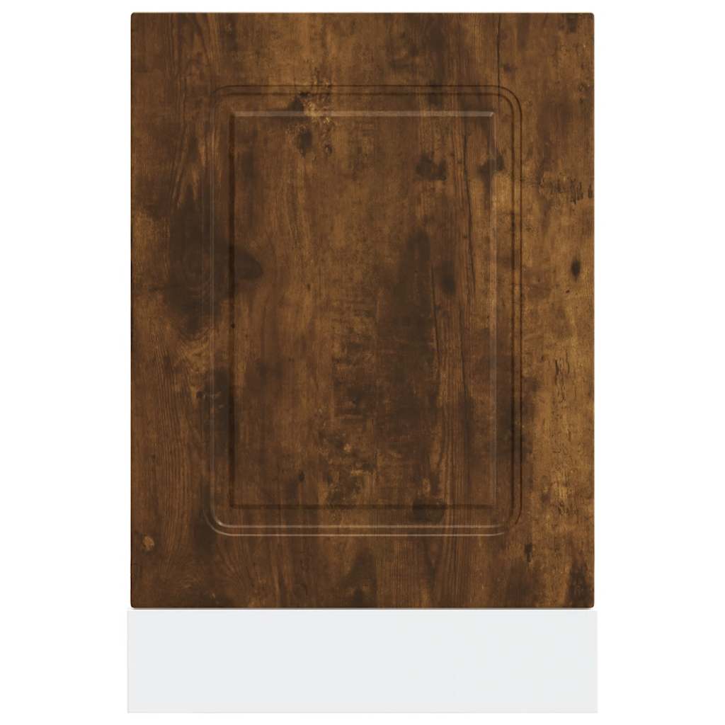 vidaXL Dishwasher Panel Kalmar Smoked Oak 45x1.5x67 cm Engineered Wood