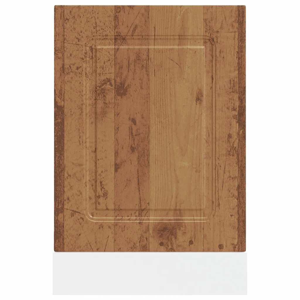 vidaXL Dishwasher Panel Kalmar Old Wood 45x1.5x67 cm Engineered Wood