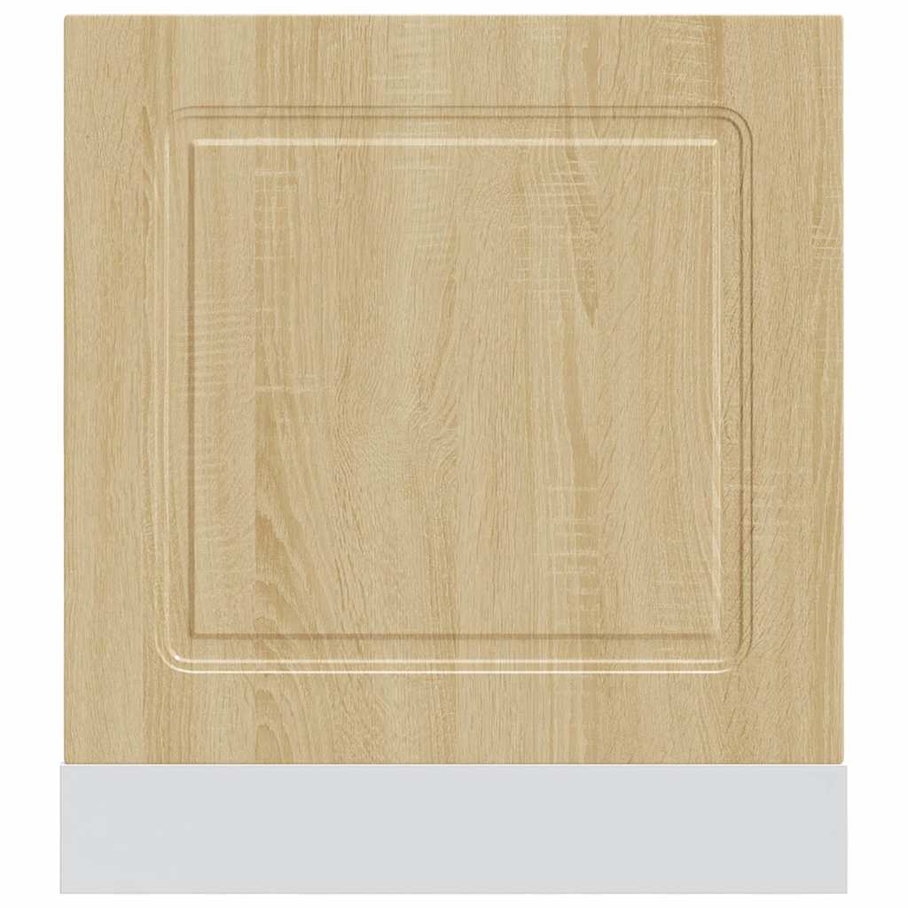 vidaXL Dishwasher Panel Kalmar Sonoma Oak 60x1.5x67 cm Engineered Wood