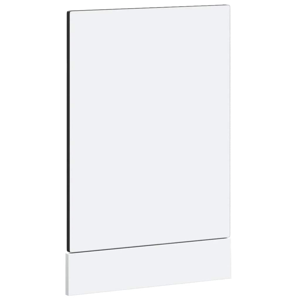 vidaXL Dishwasher Panel Porto Black 45x1,5x67 cm Engineered Wood