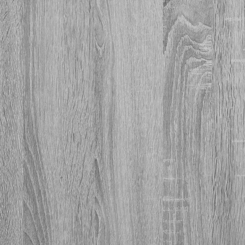 vidaXL Desk with Drawer and Shelf Grey Sonoma 102x62x77.5 cm Engineered Wood