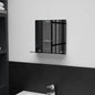 vidaXL Wall Mirror with Shelf 30x30 cm Tempered Glass