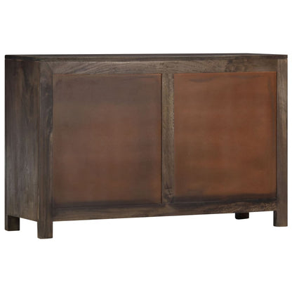vidaXL Sideboard with Carved Design 110x35x70 cm Solid Mango Wood