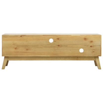 vidaXL TV Cabinet Carving Brown 120x30x42 cm Wood