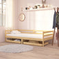 vidaXL Day Bed Drawers 2 pcs Solid Pinewood