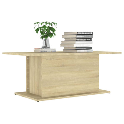 vidaXL Coffee Table Sonoma Oak 102x55.5x40 cm Engineered Wood
