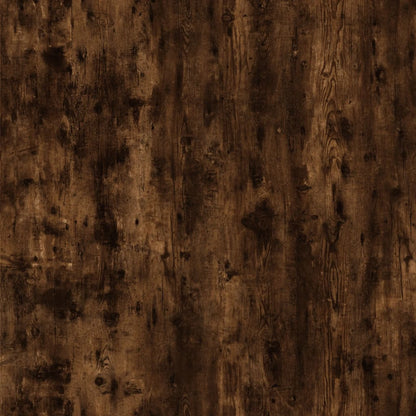 vidaXL Desk Cabinet Smoked Oak 40x49x75 cm Engineered Wood