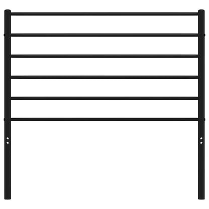 vidaXL Metal Headboard Black 100 cm