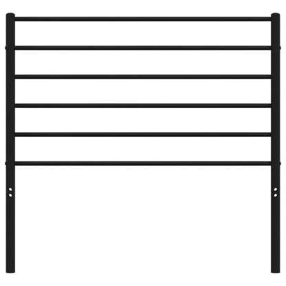 vidaXL Metal Headboard Black 107 cm