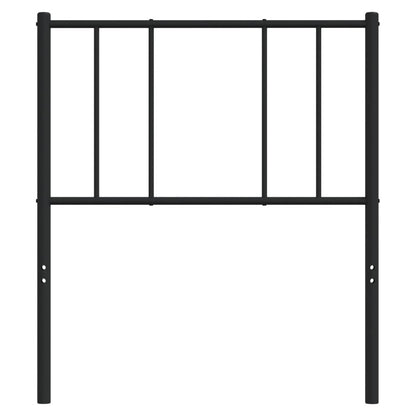 vidaXL Metal Headboard Black 100 cm