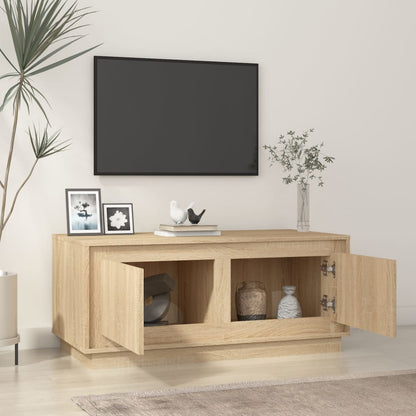 vidaXL Coffee Table Sonoma Oak 102x50x44 cm Engineered Wood