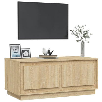 vidaXL Coffee Table Sonoma Oak 102x50x44 cm Engineered Wood