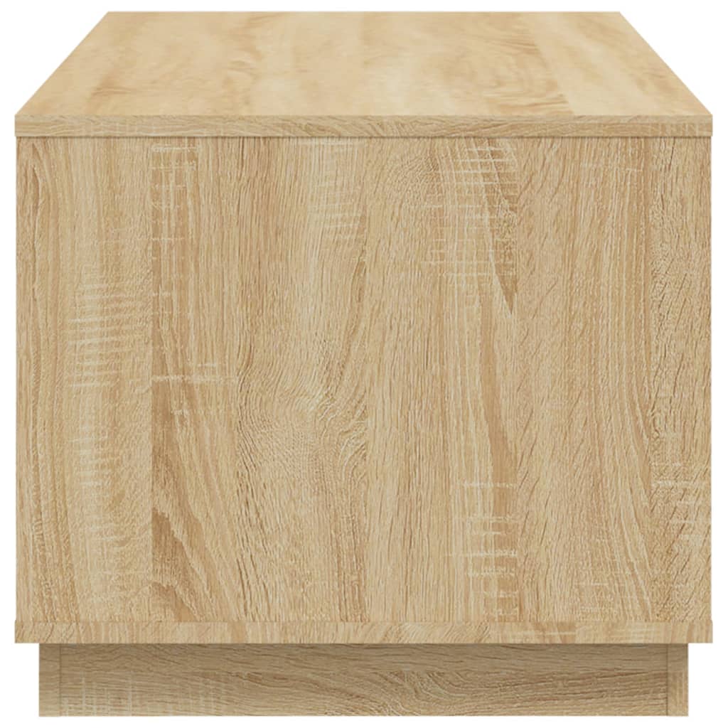 vidaXL Coffee Table Sonoma Oak 102x50x44 cm Engineered Wood