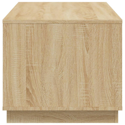 vidaXL Coffee Table Sonoma Oak 102x50x44 cm Engineered Wood