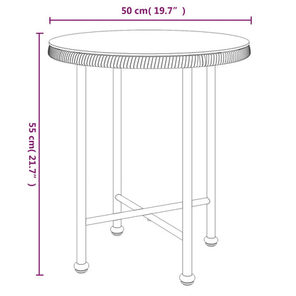vidaXL 3 Piece Garden Dining Set Poly Rattan