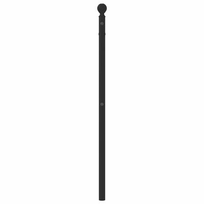 vidaXL Metal Headboard Black 100 cm