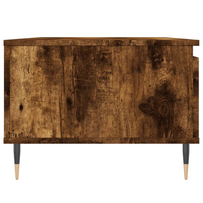 vidaXL Coffee Table Smoked Oak 90x50x36.5 cm Engineered Wood