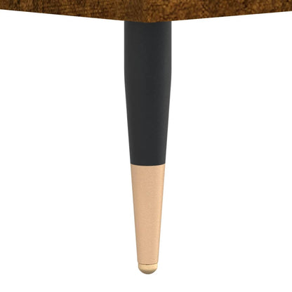 vidaXL Coffee Table Smoked Oak 90x50x36.5 cm Engineered Wood