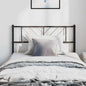 vidaXL Metal Headboard Black 100 cm